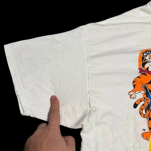 2002 Chase Authentics Terry Labonte Kellogg's Tony Tiger Shirt Men's XL FLAWS